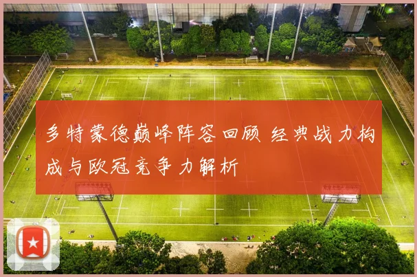 多特蒙德巅峰阵容回顾 经典战力构成与欧冠竞争力解析